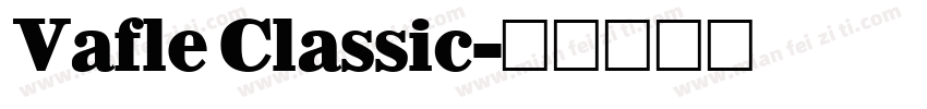 Vafle Classic字体转换